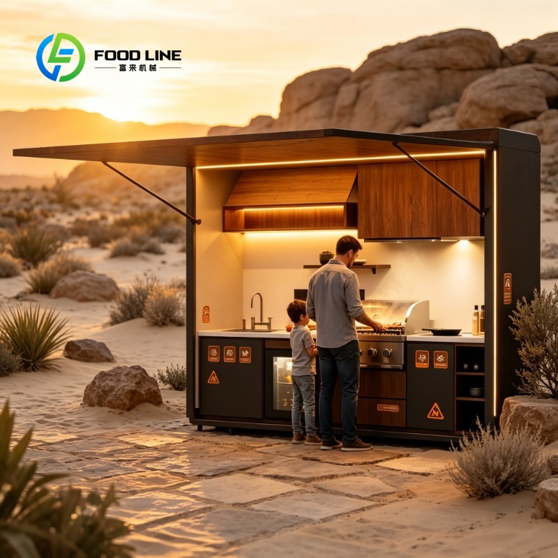 Commercial Kitchen Layouts - Commercial Modular Outdoor Kitchen Cabinet, Factory