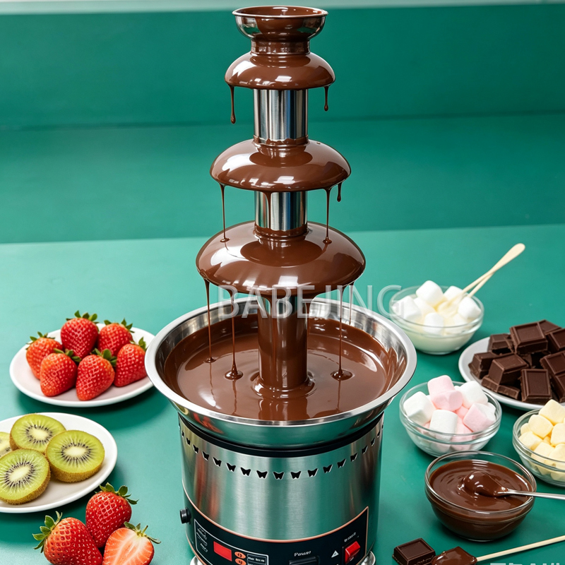 Chocolate Fountain Commercial - BABEJING Stainless Steel Chocolate Fountain Machine