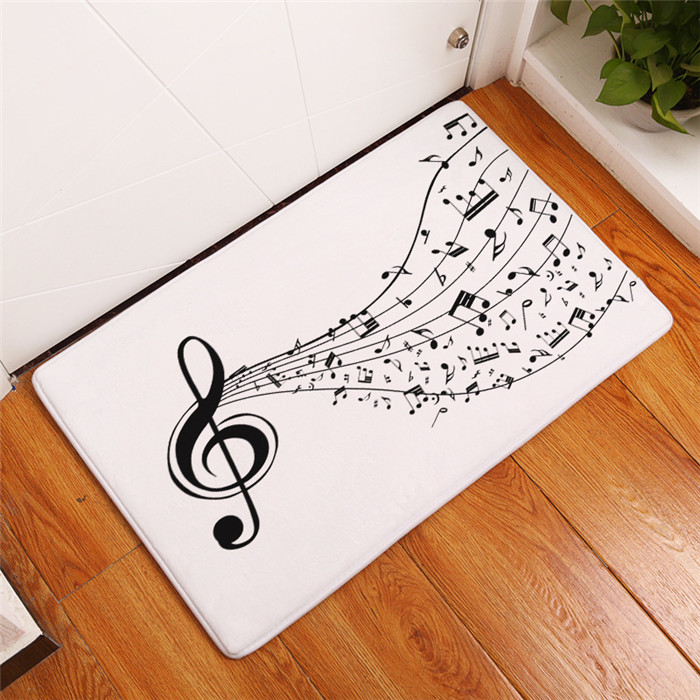 Creative Music Note Carpet Hom - Commercial Kitchen Non Slip Flooring recension och pris