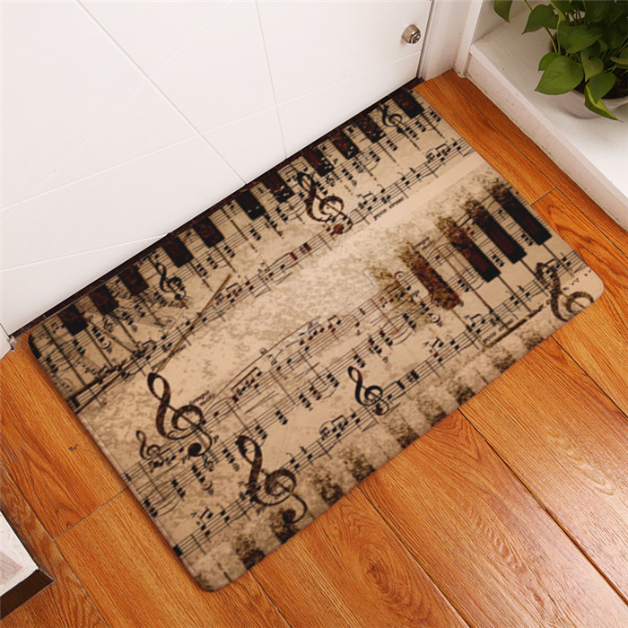 Creative Music Note Carpet Hom - Commercial Kitchen Non Slip Flooring recension och pris