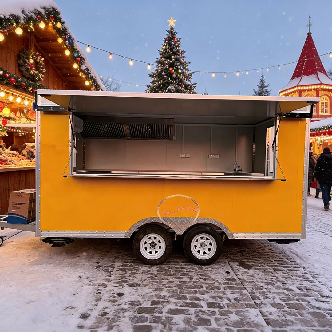 Towable Food Cart with Shelf a - Commercial Kitchen Vendor recension och pris