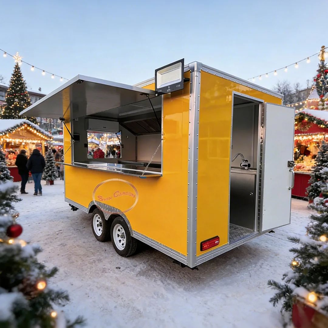 Towable Food Cart with Shelf a - Commercial Kitchen Vendor recension och pris