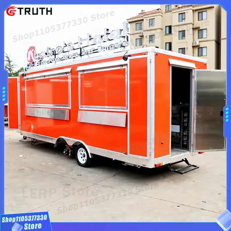 Mobile Food Truck Trailer Full - Commercial Kitchen Vendor recension och pris