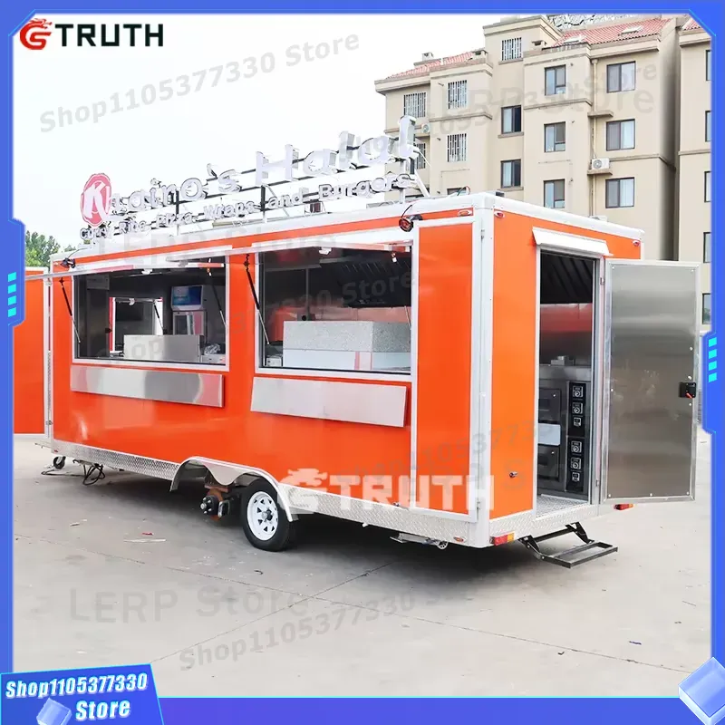 Mobile Food Truck Trailer Full - Commercial Kitchen Vendor recension och pris