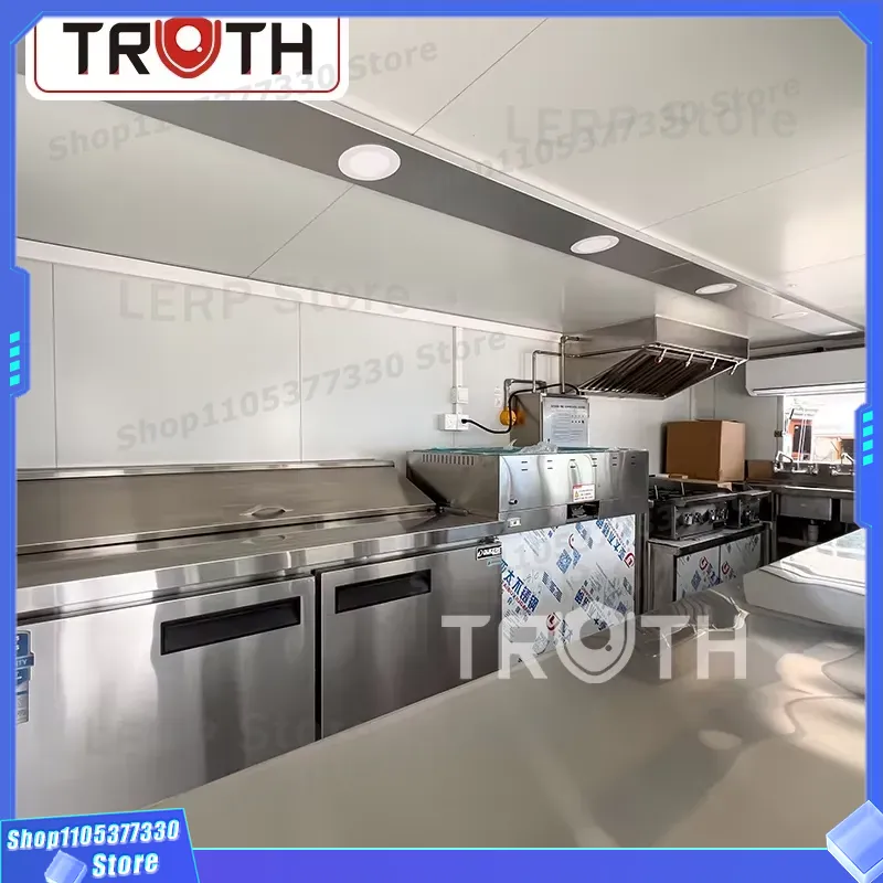Mobile Food Truck Trailer Full - Commercial Kitchen Vendor recension och pris