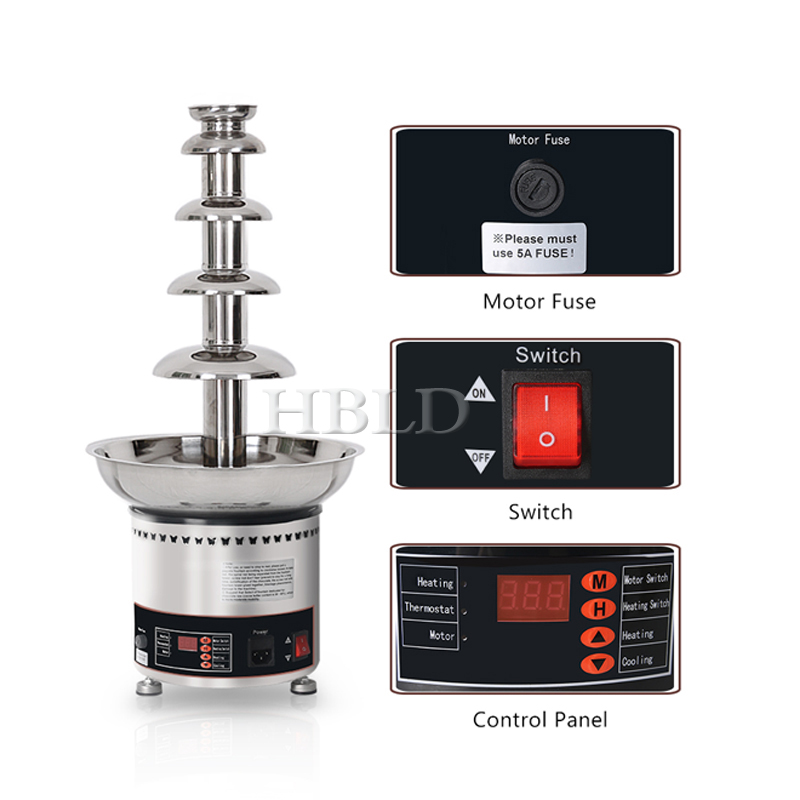 Mini Electrical Chocolate Foun - Chocolate Fountain Commercial recension och pris