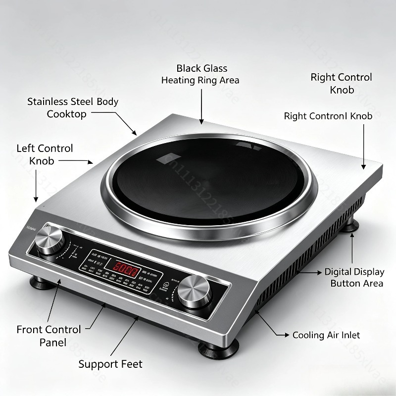 Concave Induction Cooker, Hous - Induction Cooker Commercial recension och pris