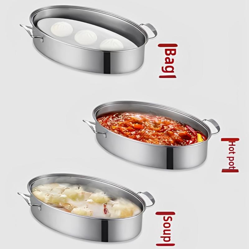 New Oval Shape 410 Stainless S - Induction Cooker Commercial recension och pris
