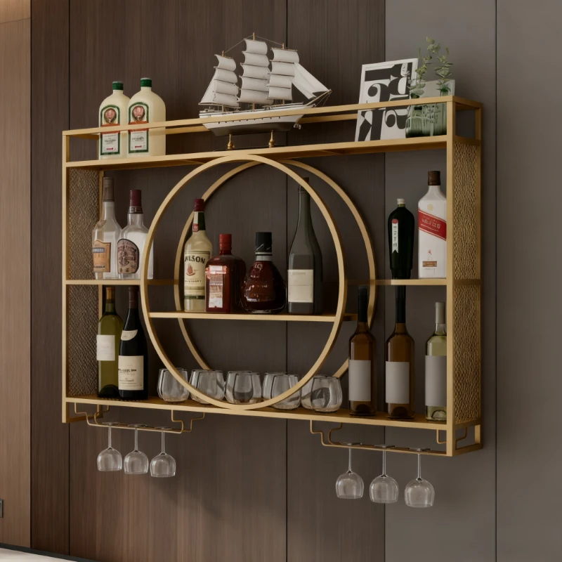 Wall Mounted Wine Rack Hanging - Wall Shelf Commercial Kitchen recension och pris