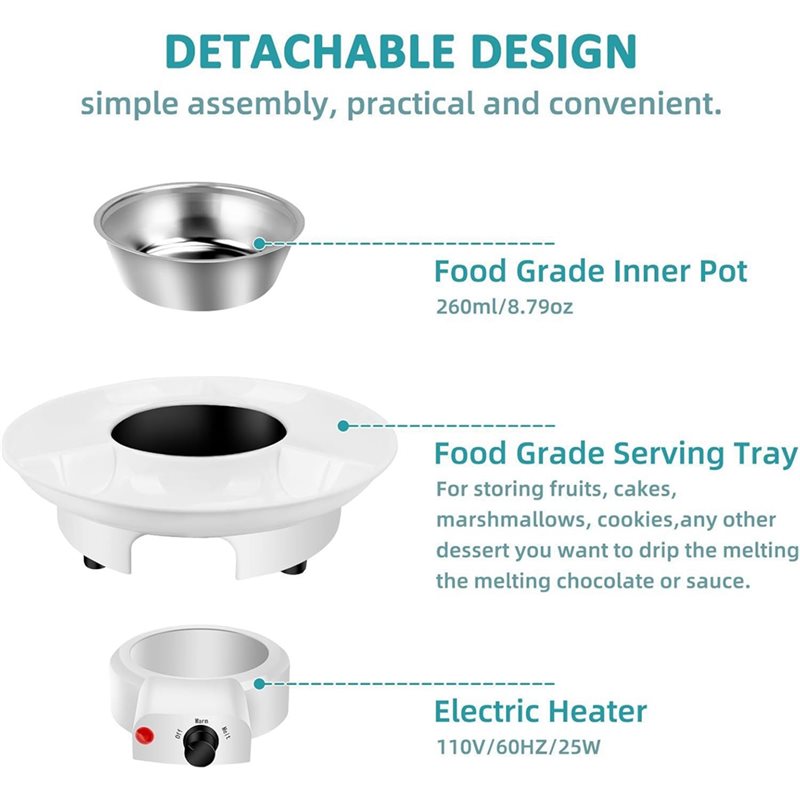 A66Z Cute MINI Electric Chocol - Chocolate Fountain Commercial recension och pris