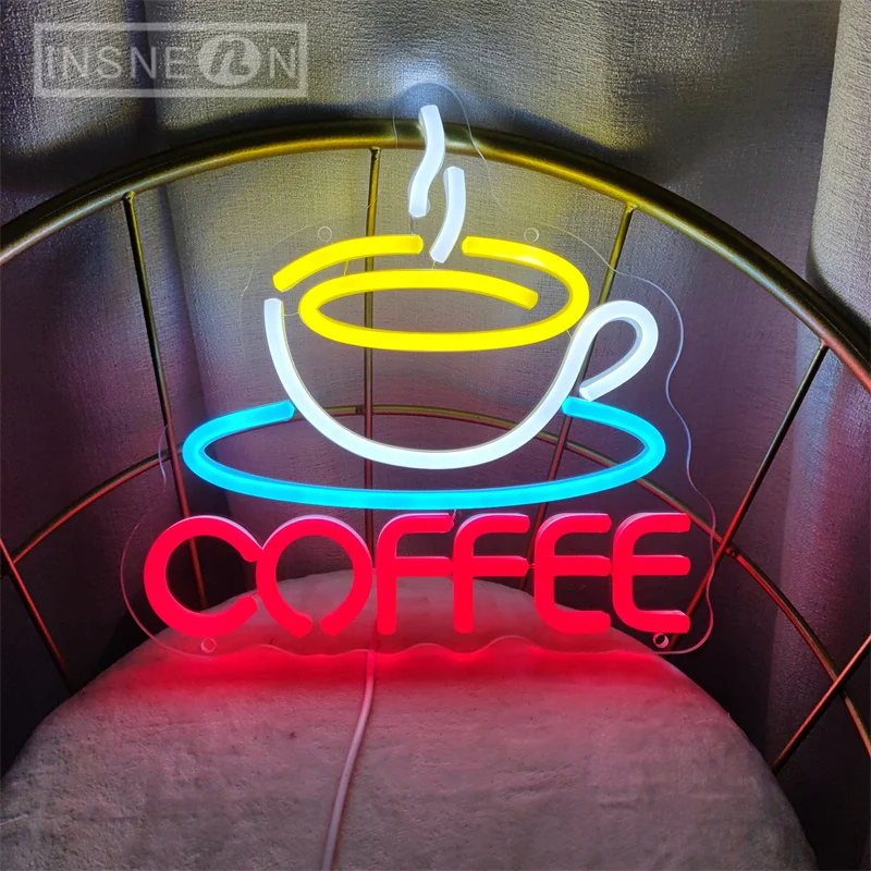 Coffee Cup Designed Neon Sign  - Commercial Kitchen Designer recension och pris