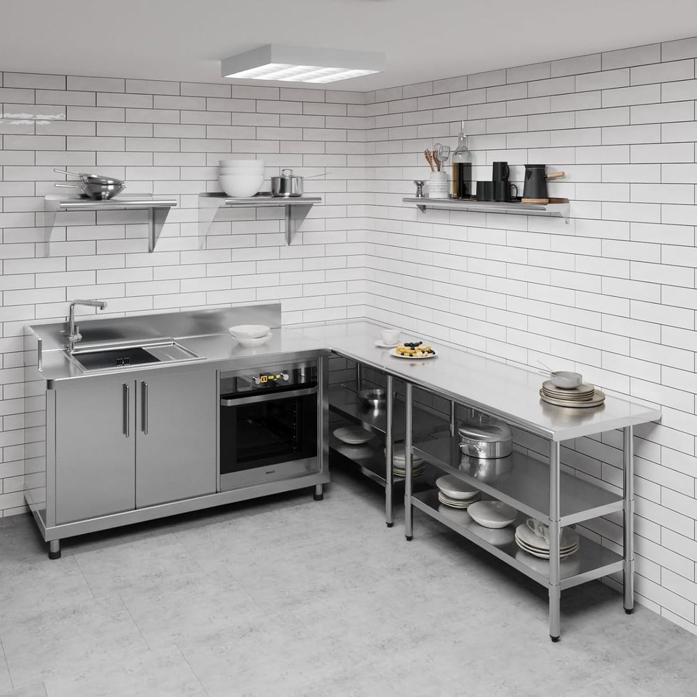 48 Stainless Steel Wall Shelf  - Wall Shelf Commercial Kitchen recension och pris