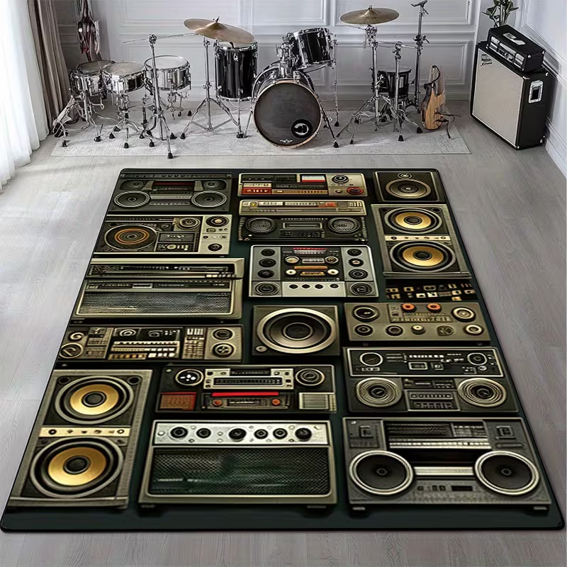 Classic Music Vintage Vinyl Re - Commercial Kitchen Non Slip Flooring recension och pris