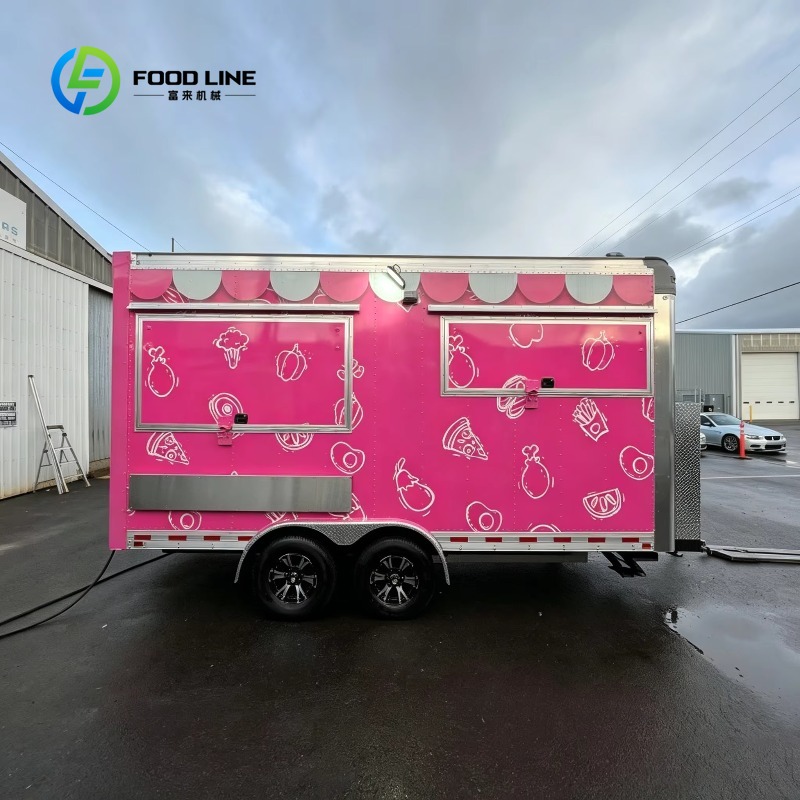 Custom Portable Food Truck Car - Commercial Kitchen Vendor recension och pris