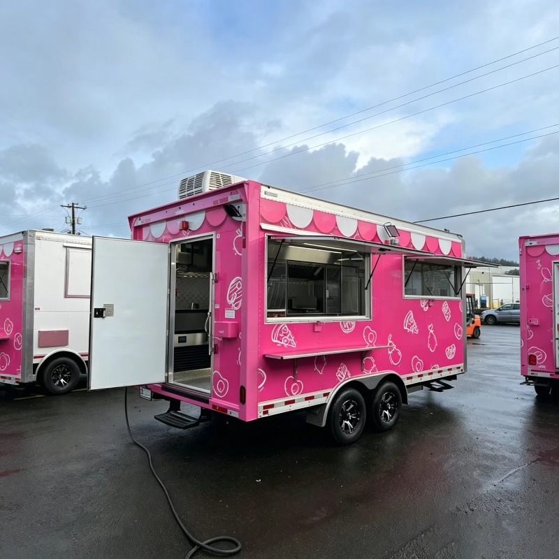 Custom Portable Food Truck Car - Commercial Kitchen Vendor recension och pris