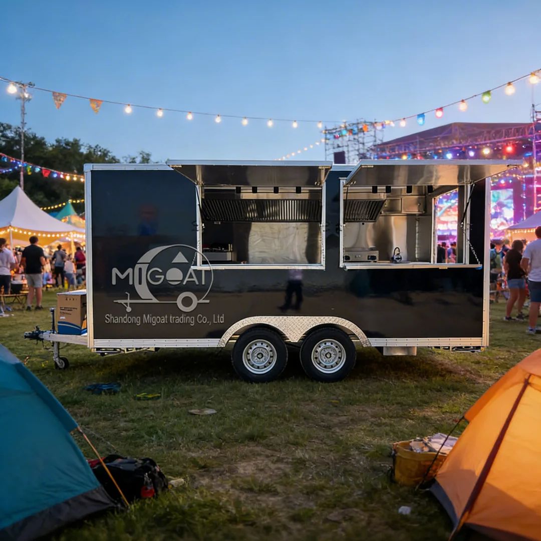 Outdoor Mobile Food Cart Multi - Commercial Kitchen Vendor recension och pris