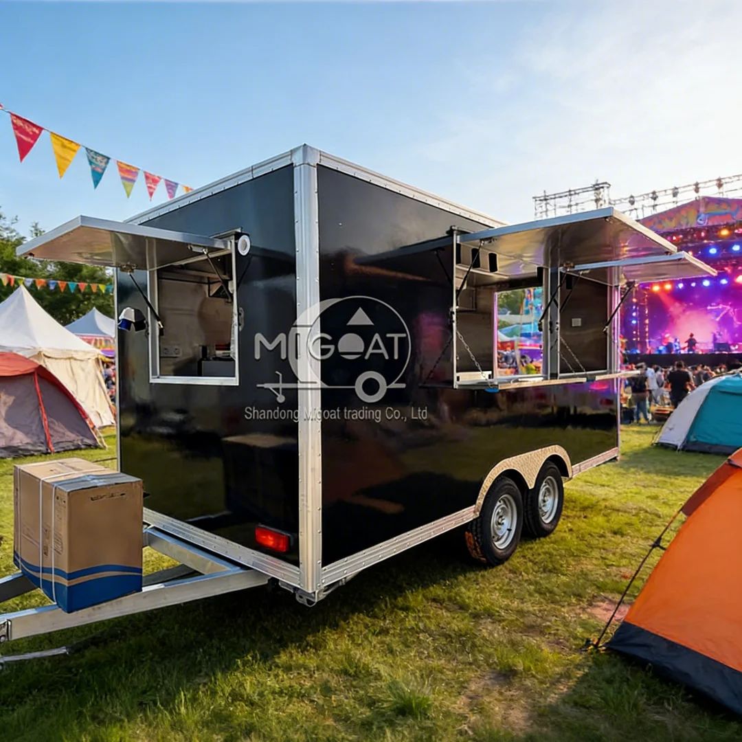 Outdoor Mobile Food Cart Multi - Commercial Kitchen Vendor recension och pris