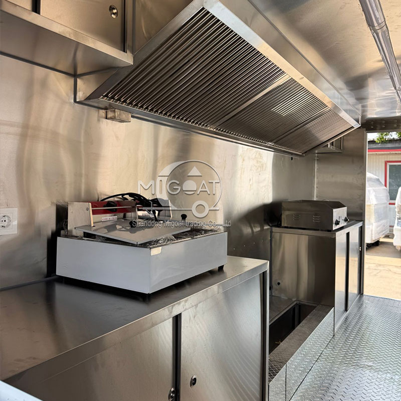 Outdoor Mobile Food Cart Multi - Commercial Kitchen Vendor recension och pris