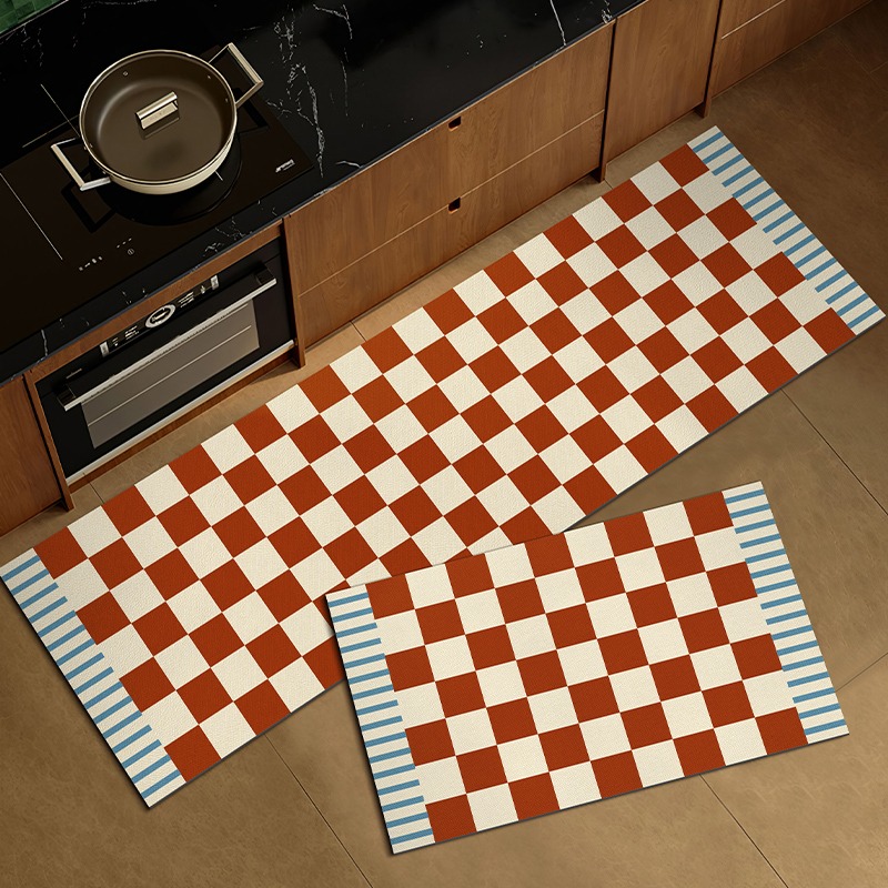 Vintage Plaid Kitchen Floor Ma - Commercial Kitchen Non Slip Flooring recension och pris