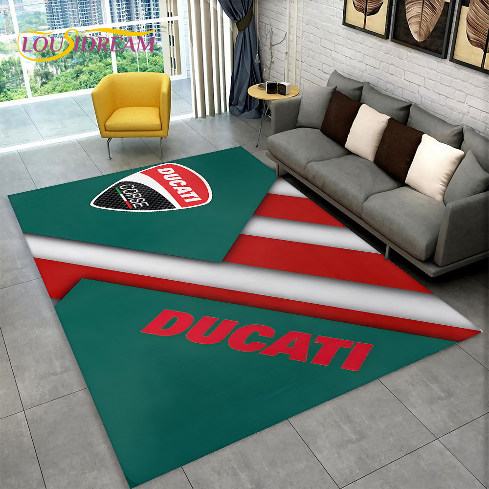 3D D-Ducati Pattern Area Rug L - Commercial Kitchen Non Slip Flooring recension och pris