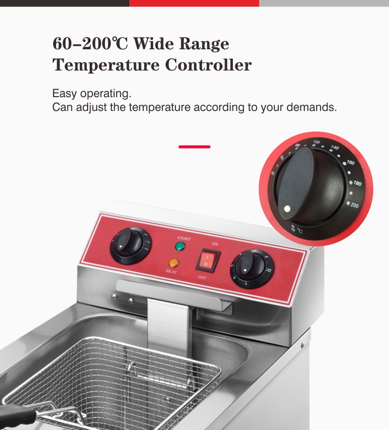 Electric Deep Fryers Commercia - Induction Cooker Commercial recension och pris